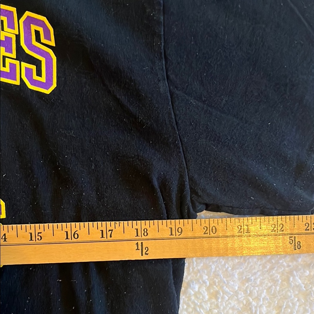 NBA Exclusive Collection LAKERS Black Shirt Size S - Picture 5 of 7